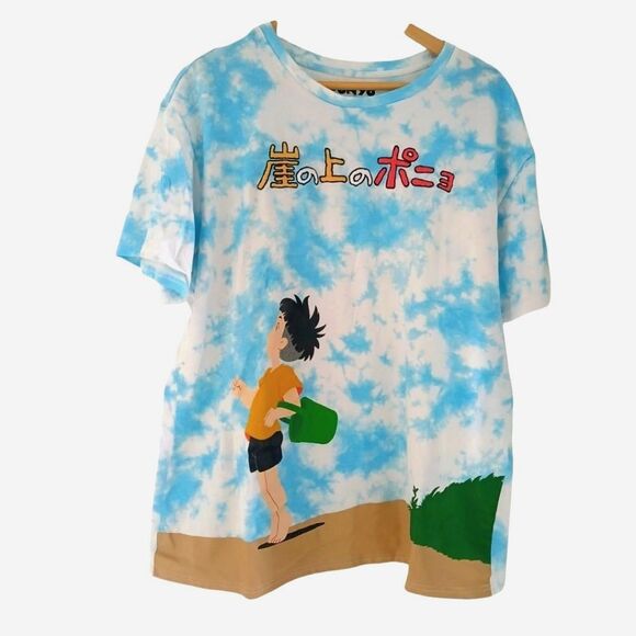 Studio Ghibli Other - Men's Ponyo x Studio Ghibli X Anime X Rare HTF Tie-Dye T-Shirt Studio Graphic